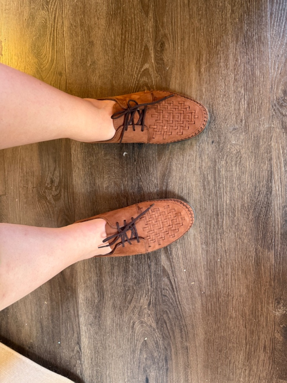 Vintage Dexter‎ Woven Leather Oxfords Lace Up Flats (9-9.5) ✨ - Picture 6 of 6